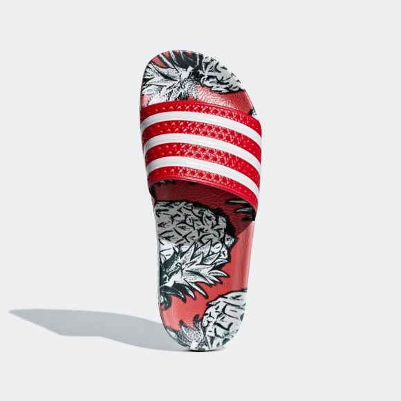 adidas pineapple slides